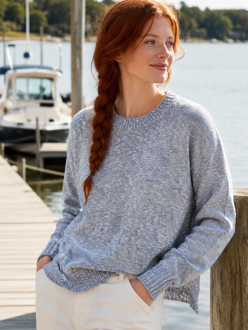 J. Crew Factory Crewneck Beach Sweater